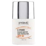 فلوئید ضدآفتاب بی‌رنگ پرایم SPF50 مدل C-Prime Fusion Water مناسب انواع پوست، حجم 40 میلی‌لیتر