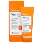 کرم ضد آفتاب رنگی وچه پوست چرب spf50 (بژ طبیعی)